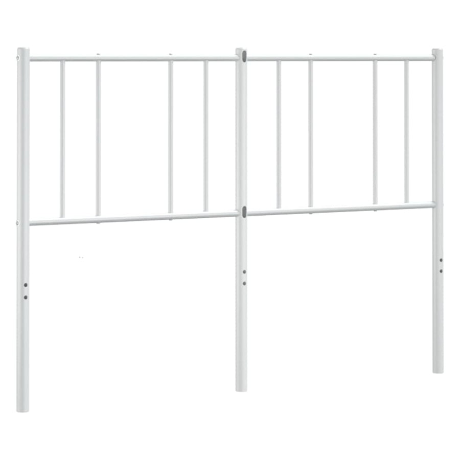 Hoofdbord Metaal Wit 120 Cm