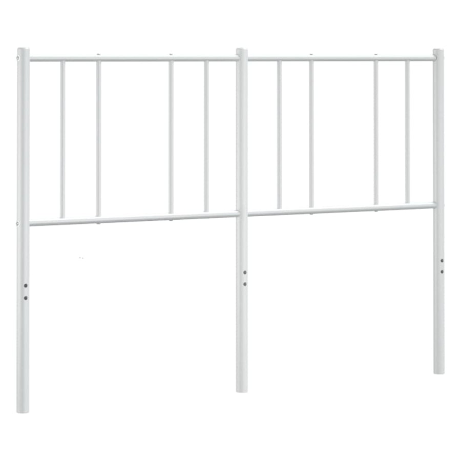 Hoofdbord Metaal Wit 120 Cm