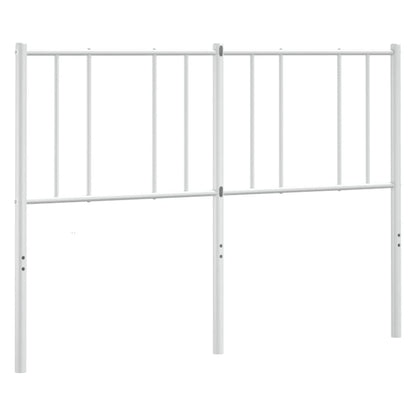 Vervangend hoofdbord 135 cm metaal wit