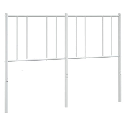 Vervangend hoofdbord 135 cm metaal wit