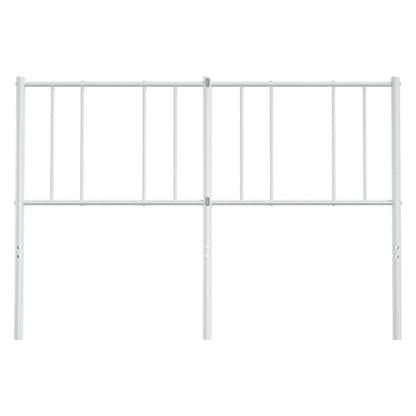 Vervangend hoofdbord 150 cm metaal wit
