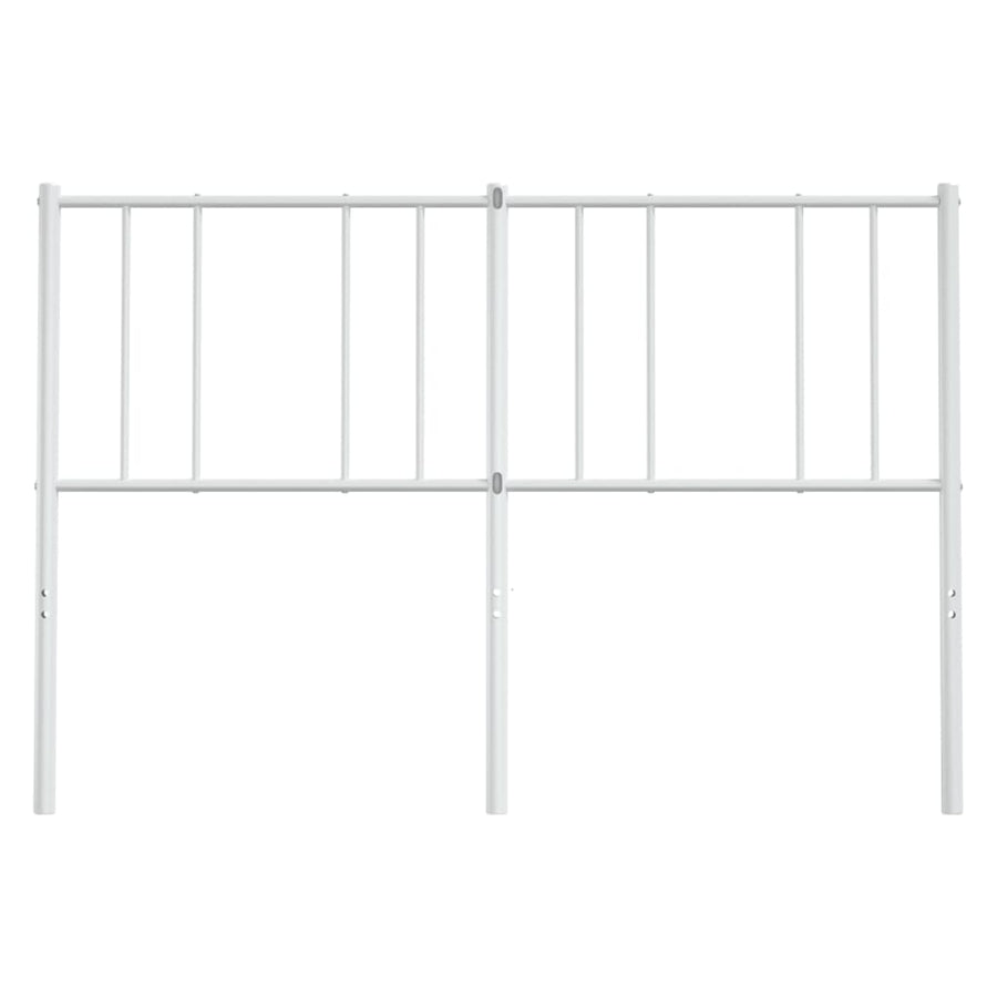 Vervangend hoofdbord 150 cm metaal wit