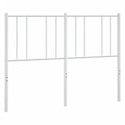 Vervangend hoofdbord 150 cm metaal wit