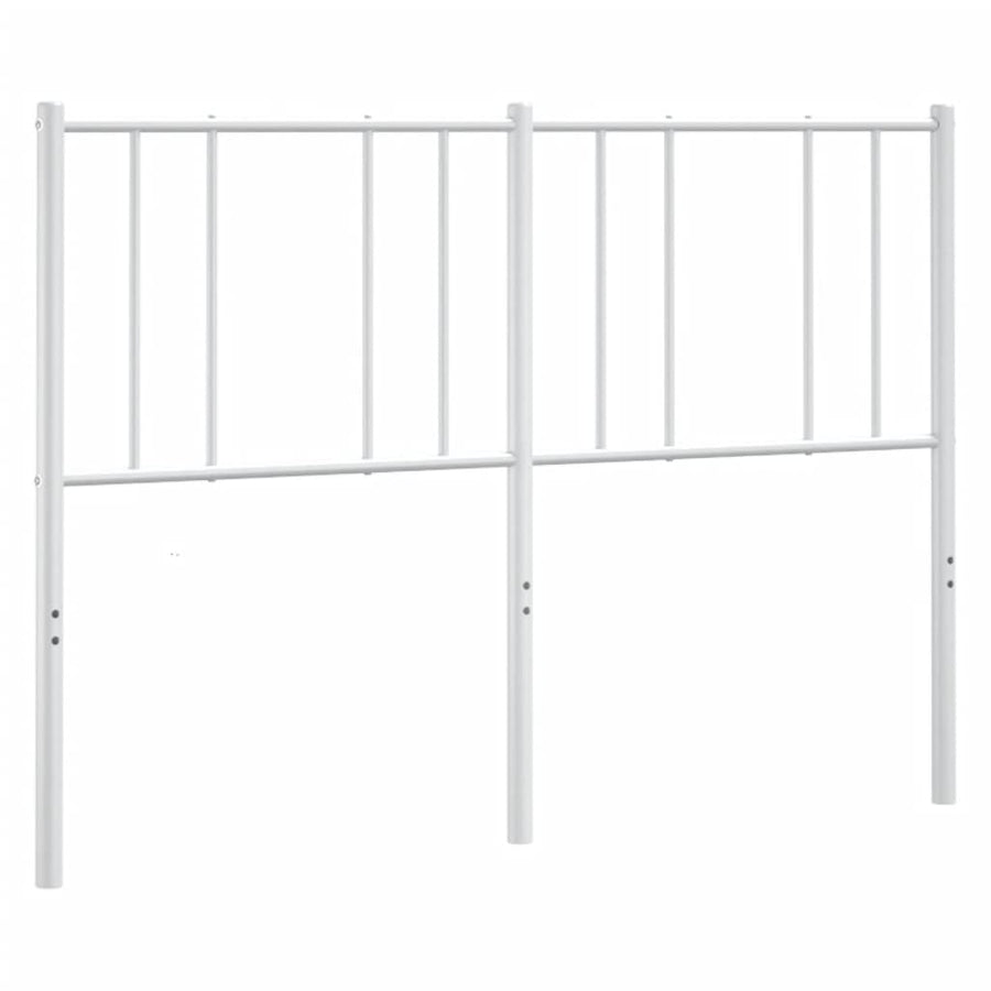 Vervangend hoofdbord 150 cm metaal wit