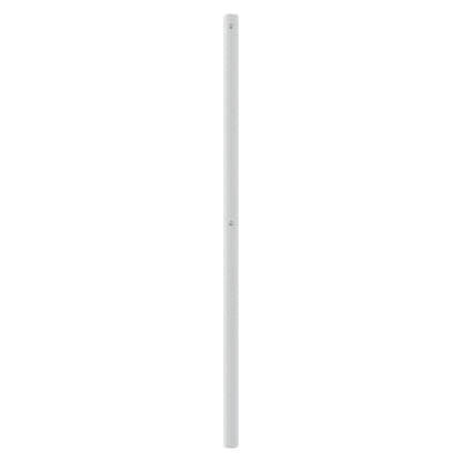 Vervangend hoofdbord 150 cm metaal wit