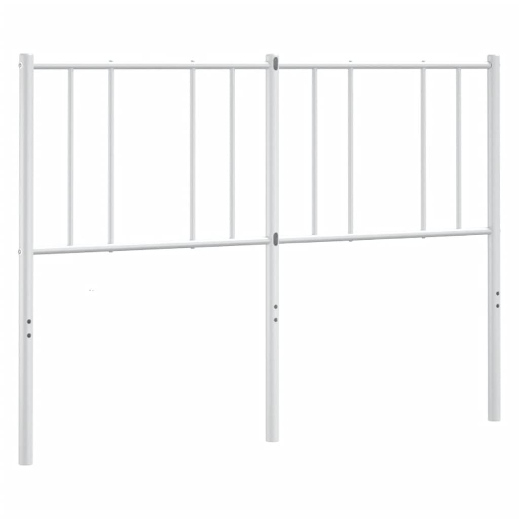 Hoofdbord Metaal Wit 160 Cm