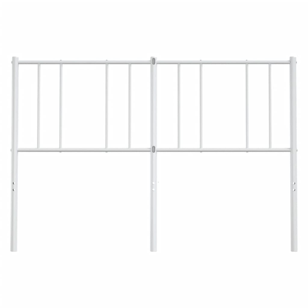 Hoofdbord Metaal Wit 160 Cm