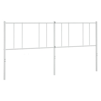Hoofdbord 180 Cm Metaal Wit