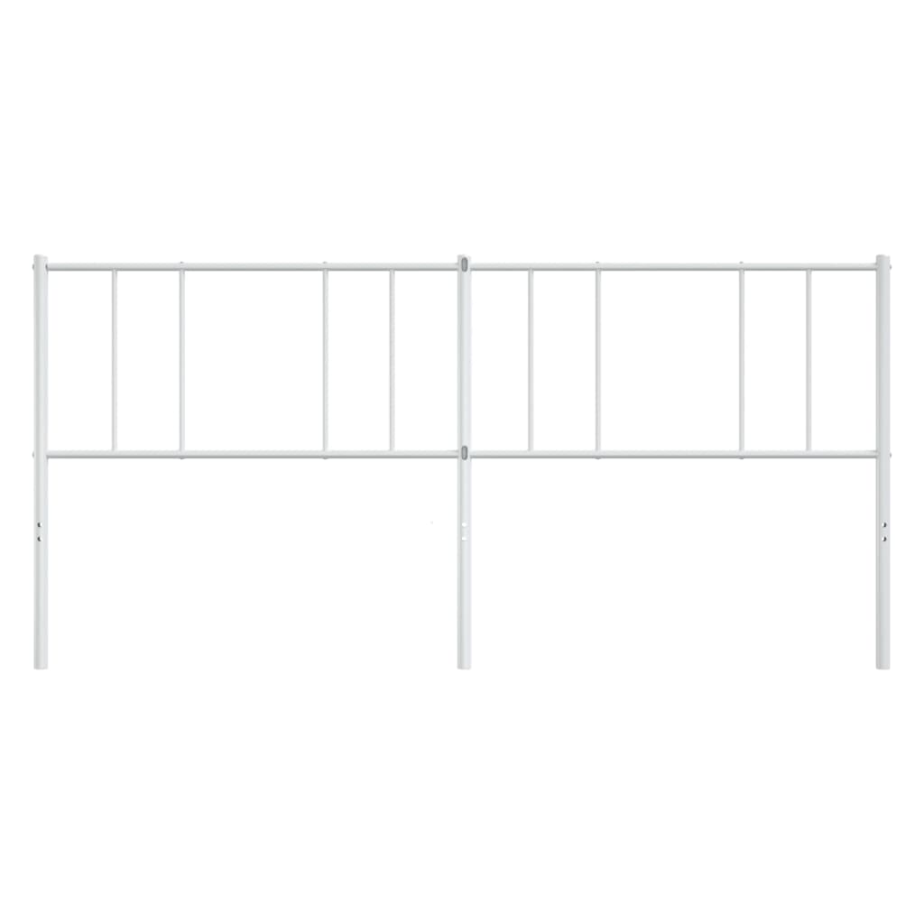 Hoofdbord 180 Cm Metaal Wit
