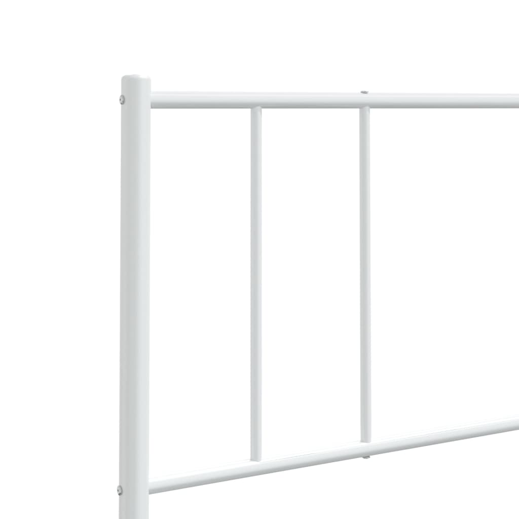 Hoofdbord 180 Cm Metaal Wit