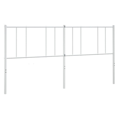 Hoofdbord Metaal Wit 200 Cm