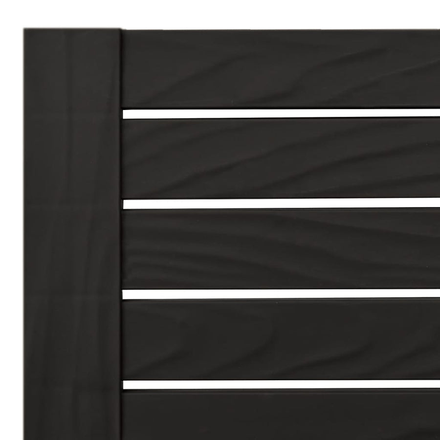 Ligbedden 155X58X83 Cm Polypropeen 2 Zwart