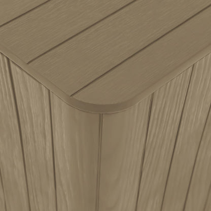 Tuintafel Met Afneembaar Deksel Polypropeen Lichtbruin