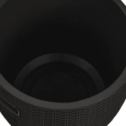 Tuinbox 4-In-1 Polypropeen Zwart