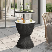 Ice cool table 3-in-1 polypropylene black
