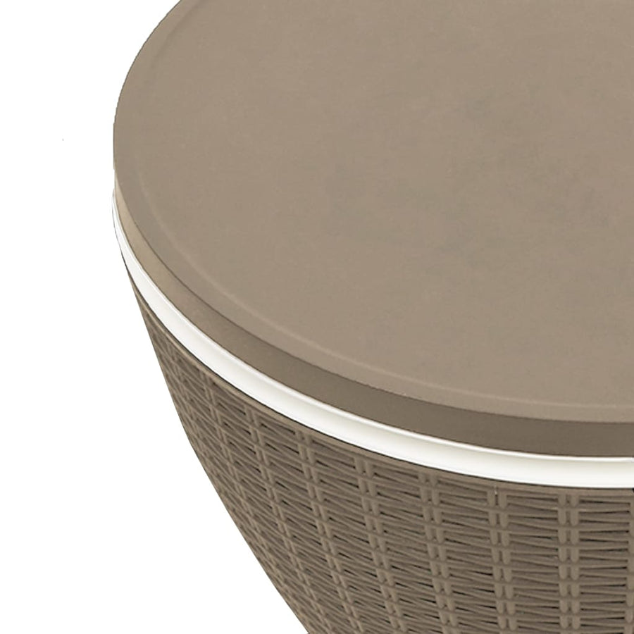 Ijskoeltafel 3-In-1 Polypropeen Lichtbruin