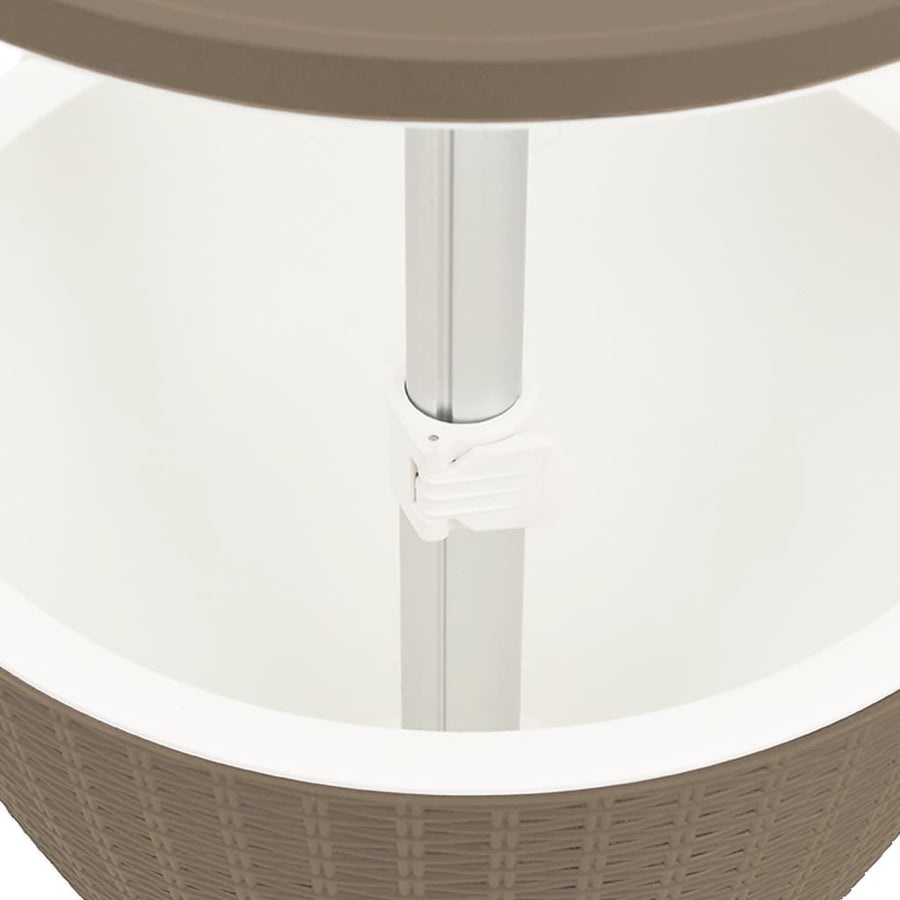 Ijskoeltafel 3-In-1 Polypropeen Lichtbruin