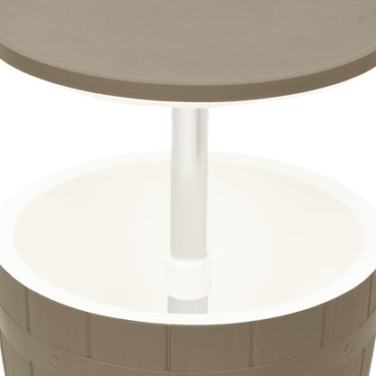 Ijskoeltafel 3-In-1 Polypropeen Lichtbruin