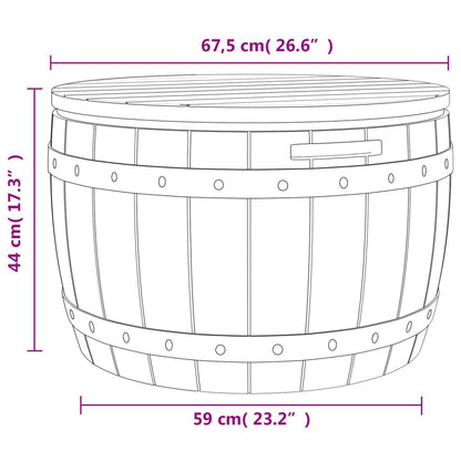Tuinbox 3-In-1 Polypropeen Lichtbruin