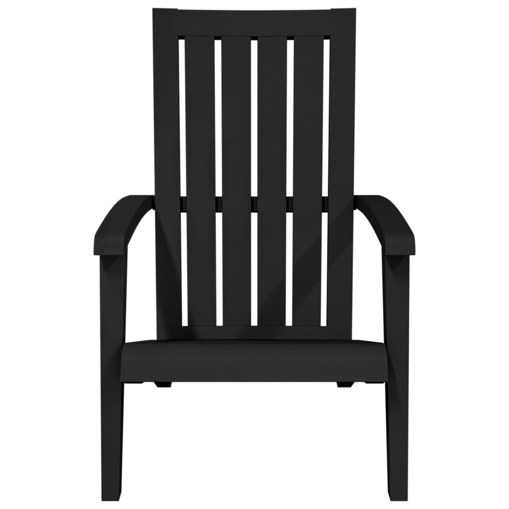 Tuinstoel Adirondack Polypropeen 1 Zwart