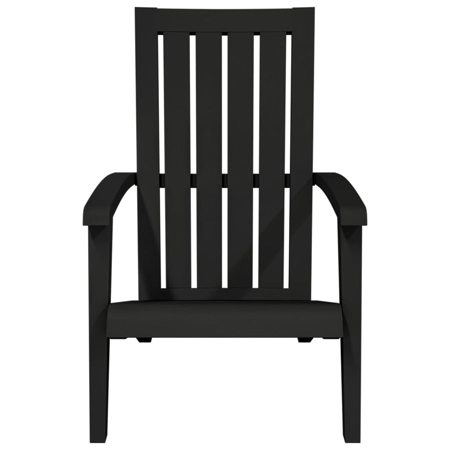 Tuinstoel Adirondack Polypropeen 1 Zwart