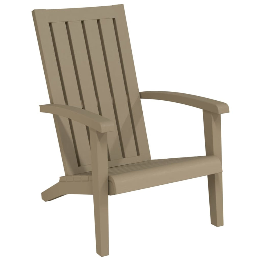 Tuinstoel Adirondack Polypropeen 1 Lichtbruin