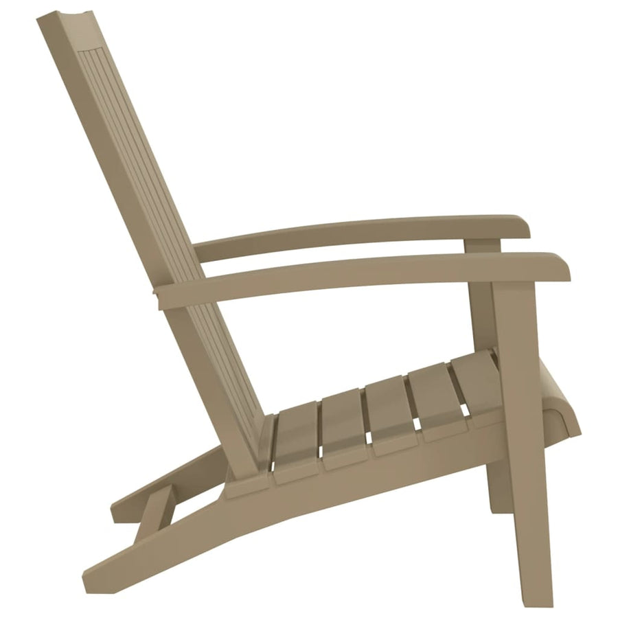 Tuinstoel Adirondack Polypropeen 1 Lichtbruin