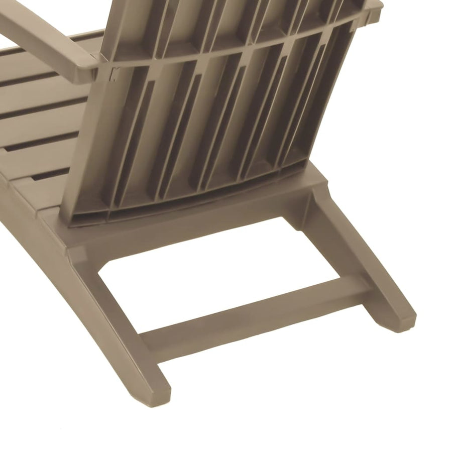 Tuinstoel Adirondack Polypropeen 1 Lichtbruin