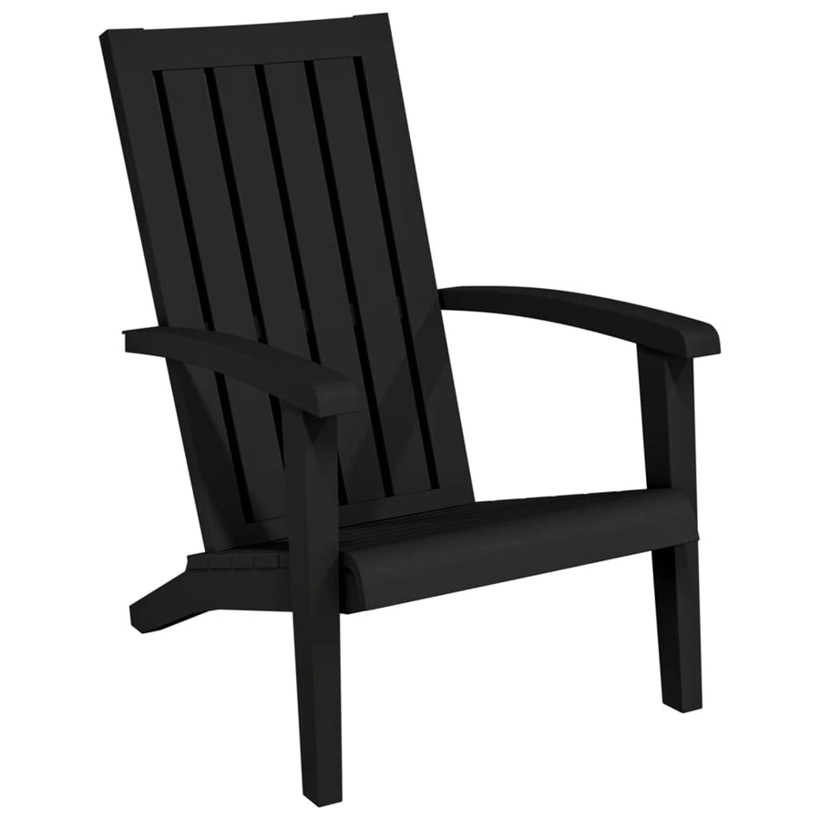 Tuinstoelen Adirondack Polypropeen 2 Zwart