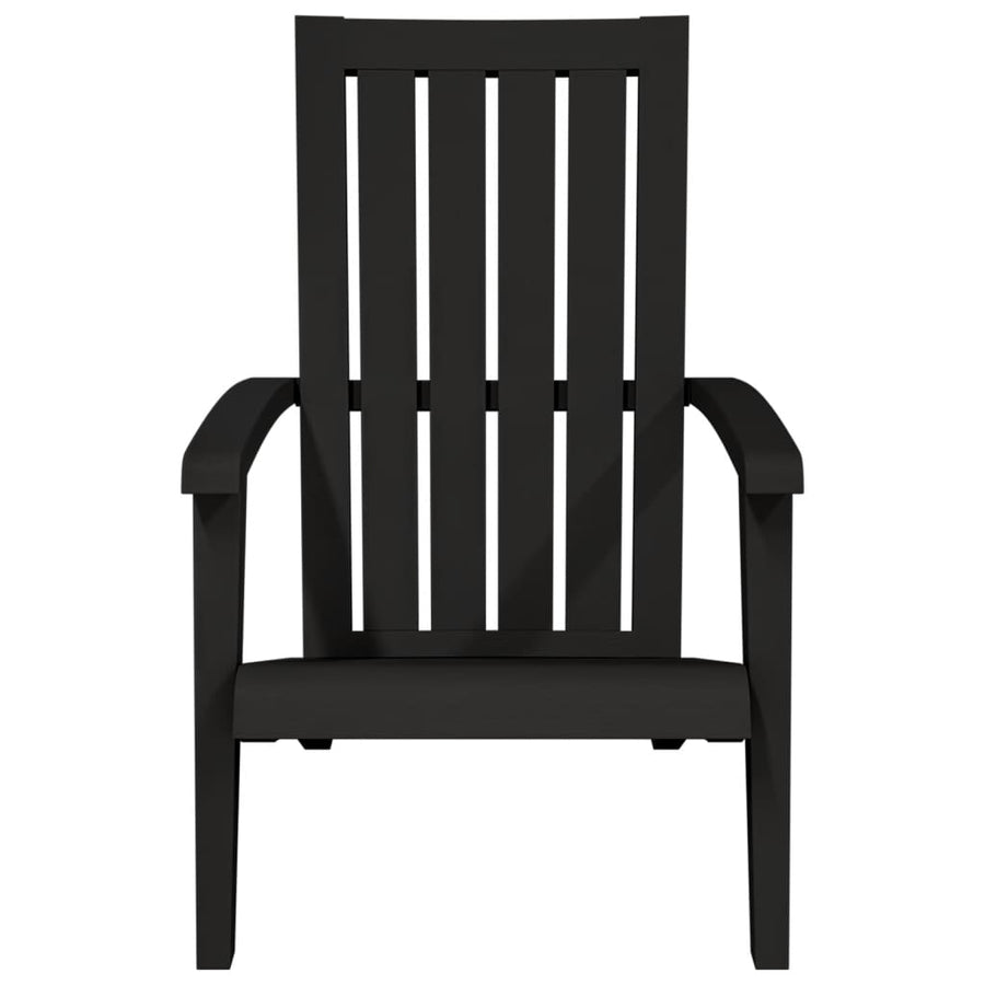 Tuinstoelen Adirondack Polypropeen 2 Zwart