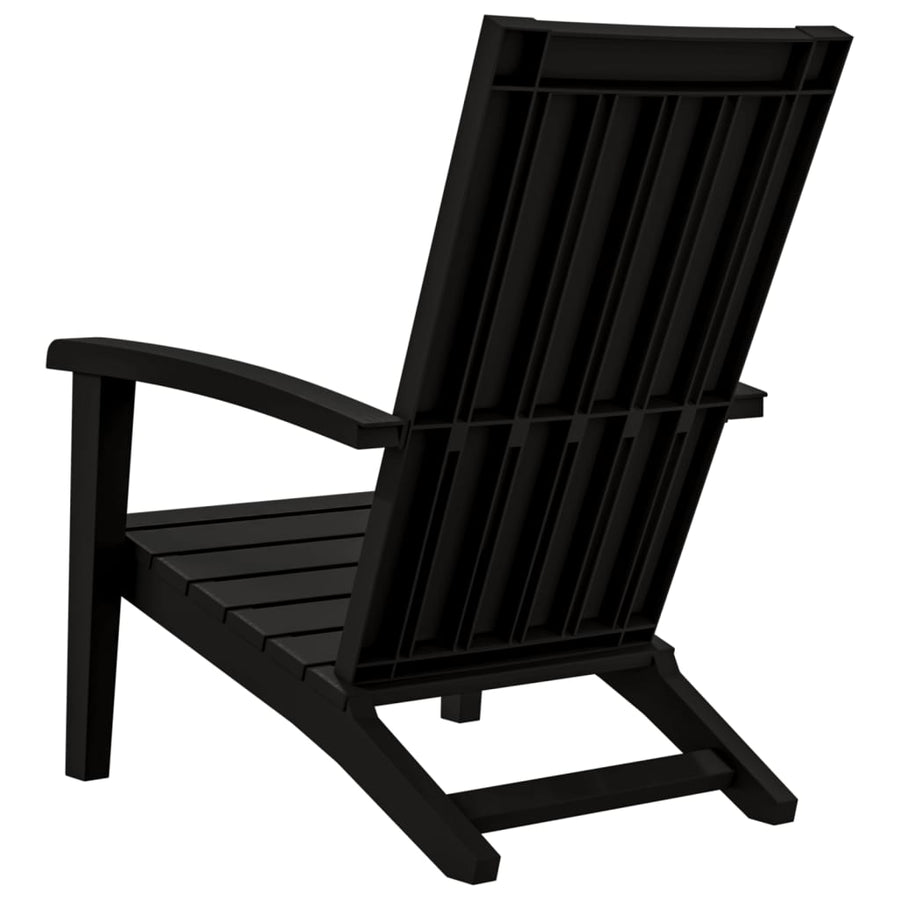 Tuinstoelen Adirondack Polypropeen 2 Zwart