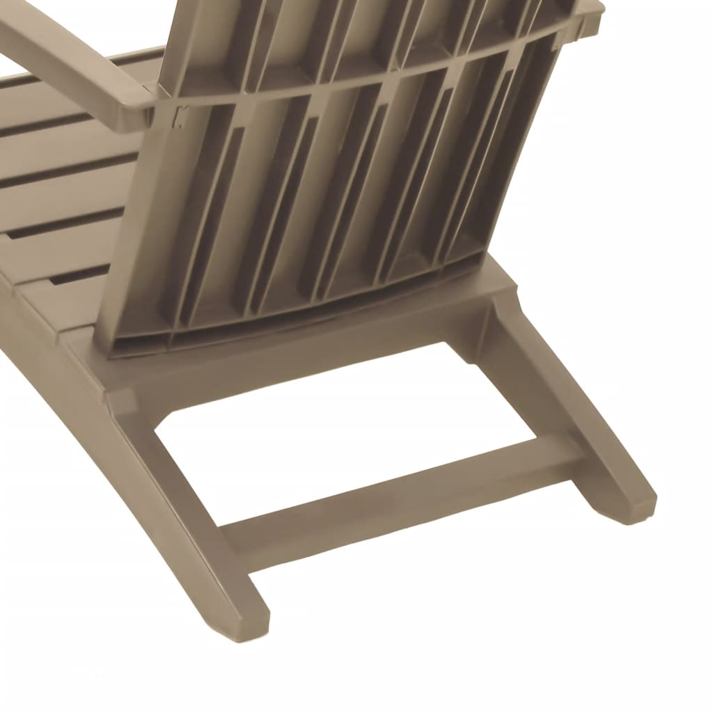 Tuinstoelen Adirondack Polypropeen 2 Lichtbruin