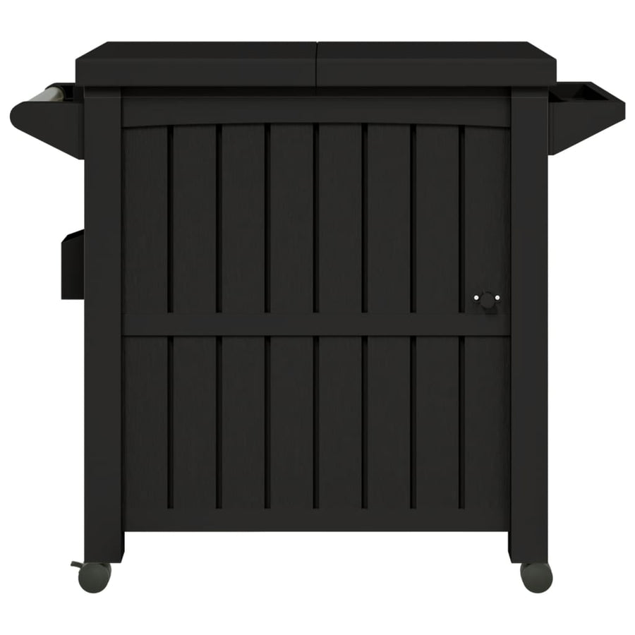 Serveerwagen 3-In-1 Polypropeen Zwart
