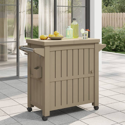 Serveerwagen 3-In-1 Polypropeen Lichtbruin