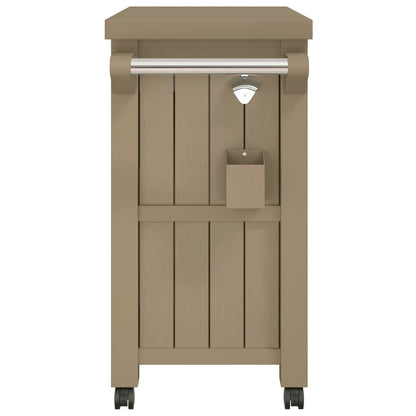 Serveerwagen 3-In-1 Polypropeen Lichtbruin