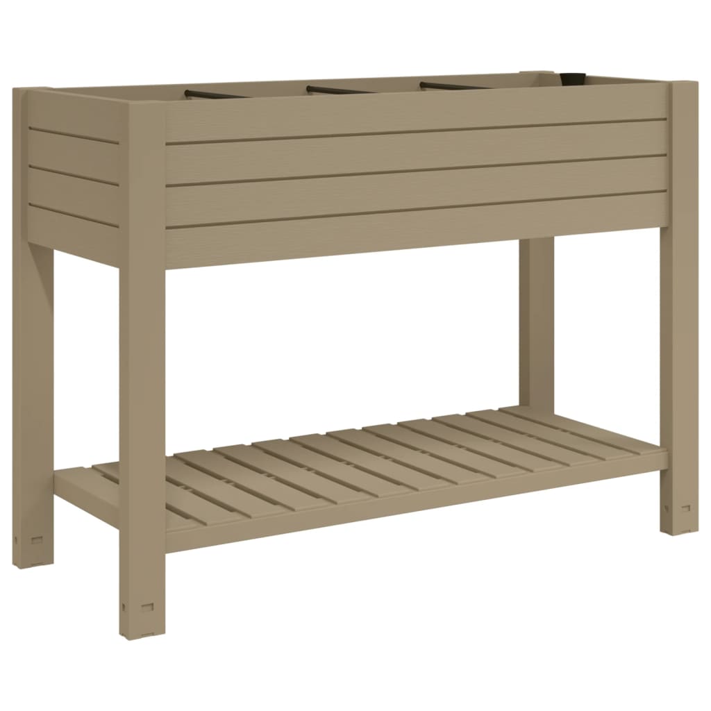 Plantenbak Verhoogd 110X45X79 Cm Polypropeen Lichtbruin