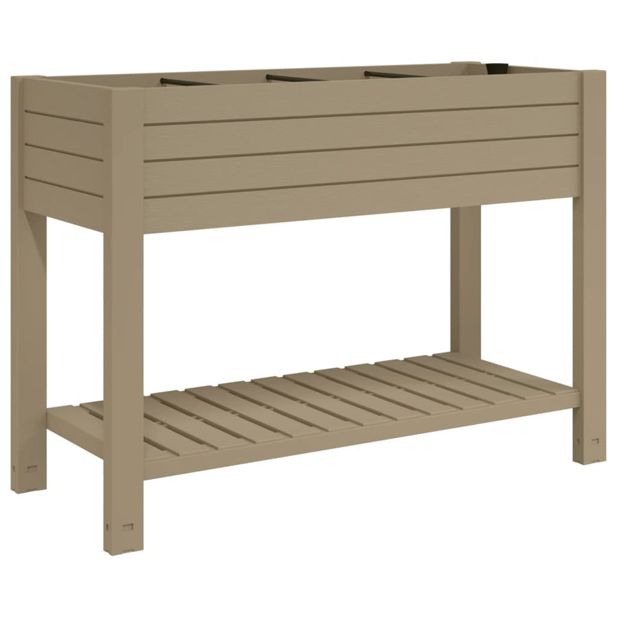 Plantenbak Verhoogd 110X45X79 Cm Polypropeen Lichtbruin