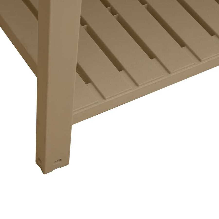 Plantenbak Verhoogd 110X45X79 Cm Polypropeen Lichtbruin