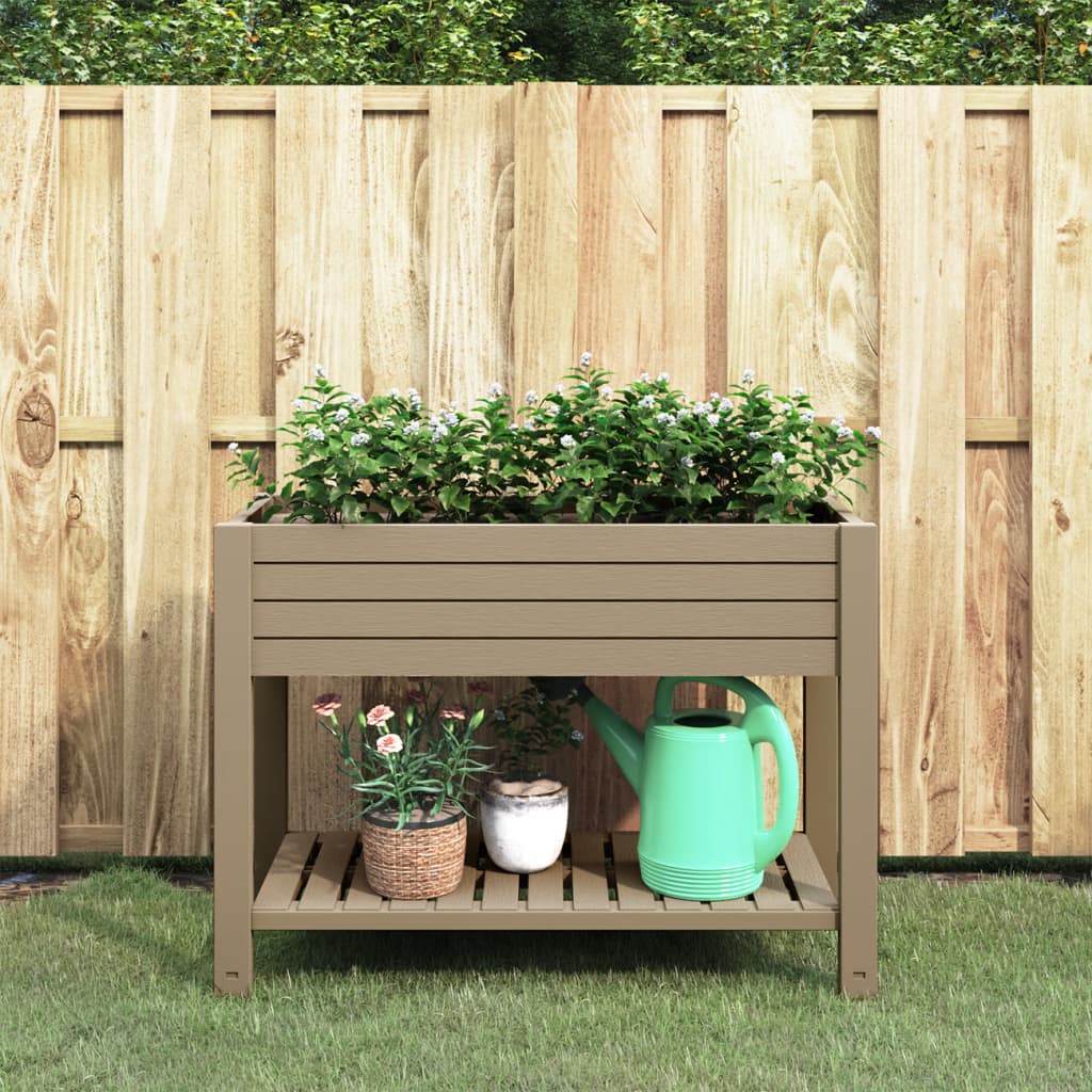 Plantenbak Verhoogd 110X45X79 Cm Polypropeen Lichtbruin