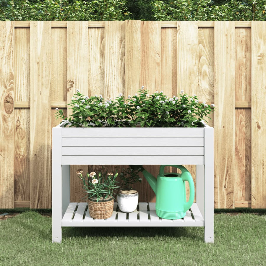 Plantenbak Verhoogd 110X45X79 Cm Polypropeen Wit
