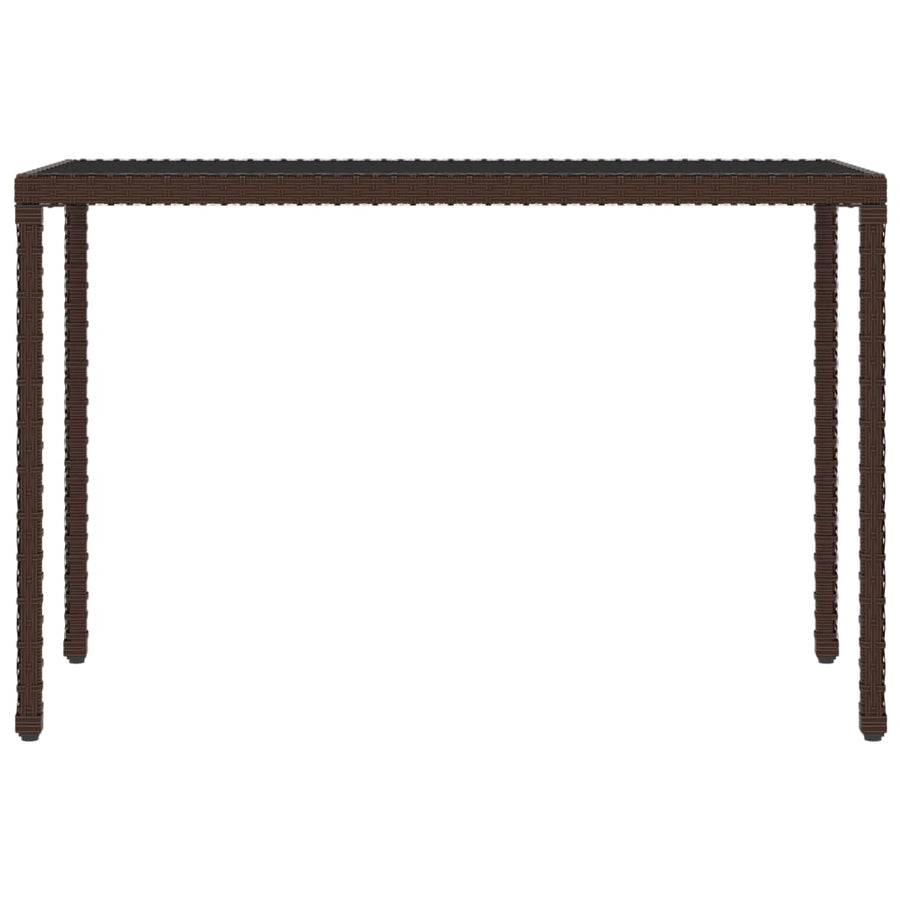 6-Delige Tuinset Met Kussens Poly Rattan Bruin