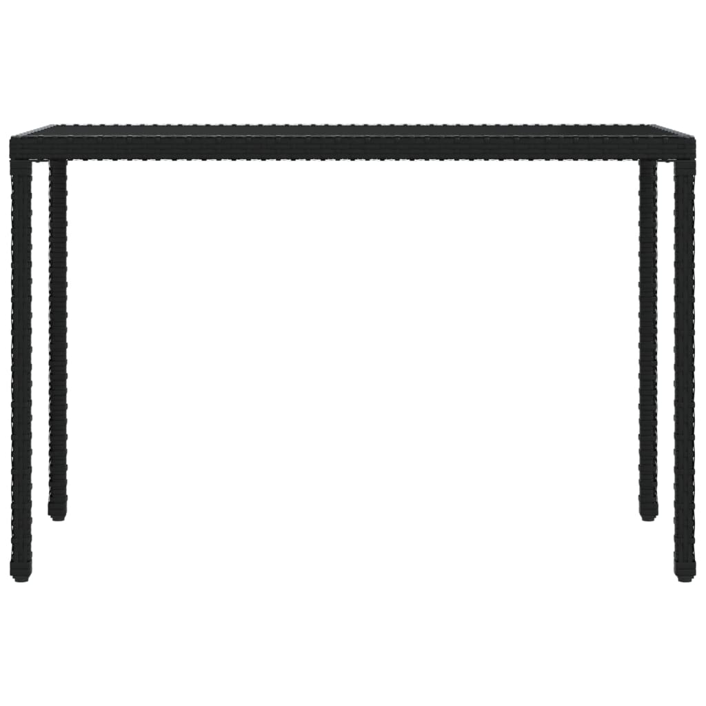 6-Delige Tuinset Met Kussens Poly Rattan Zwart