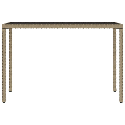 6-Delige Tuinset Met Kussens Poly Rattan Beige