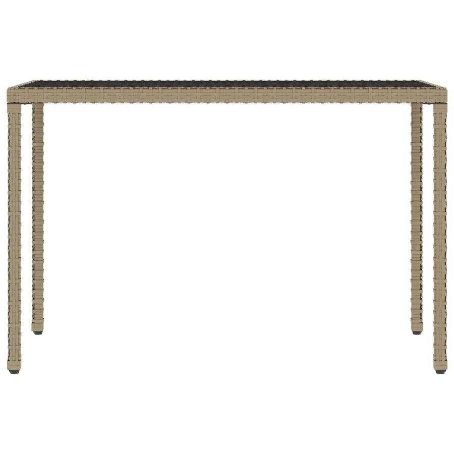 6-Delige Tuinset Met Kussens Poly Rattan Beige