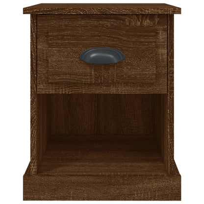 Nachtkastje 39X39X47,5 Cm Bewerkt Hout Bruin Eikenkleur
