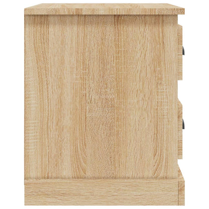 Nachtkastje 39X39X47,5 Cm Bewerkt Hout Sonoma Eikenkleurig