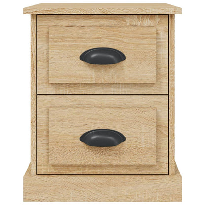 Nachtkastjes 2 St 39X39X47,5 Cm Bewerkt Hout Sonoma Eikenkleur