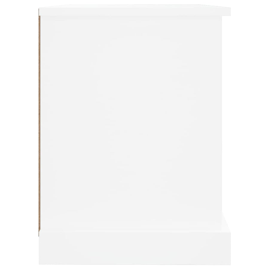 Tv-Meubel 73X35,5X47,5 Cm Bewerkt Hout 73 x 35.5 x 47.5 cm Wit