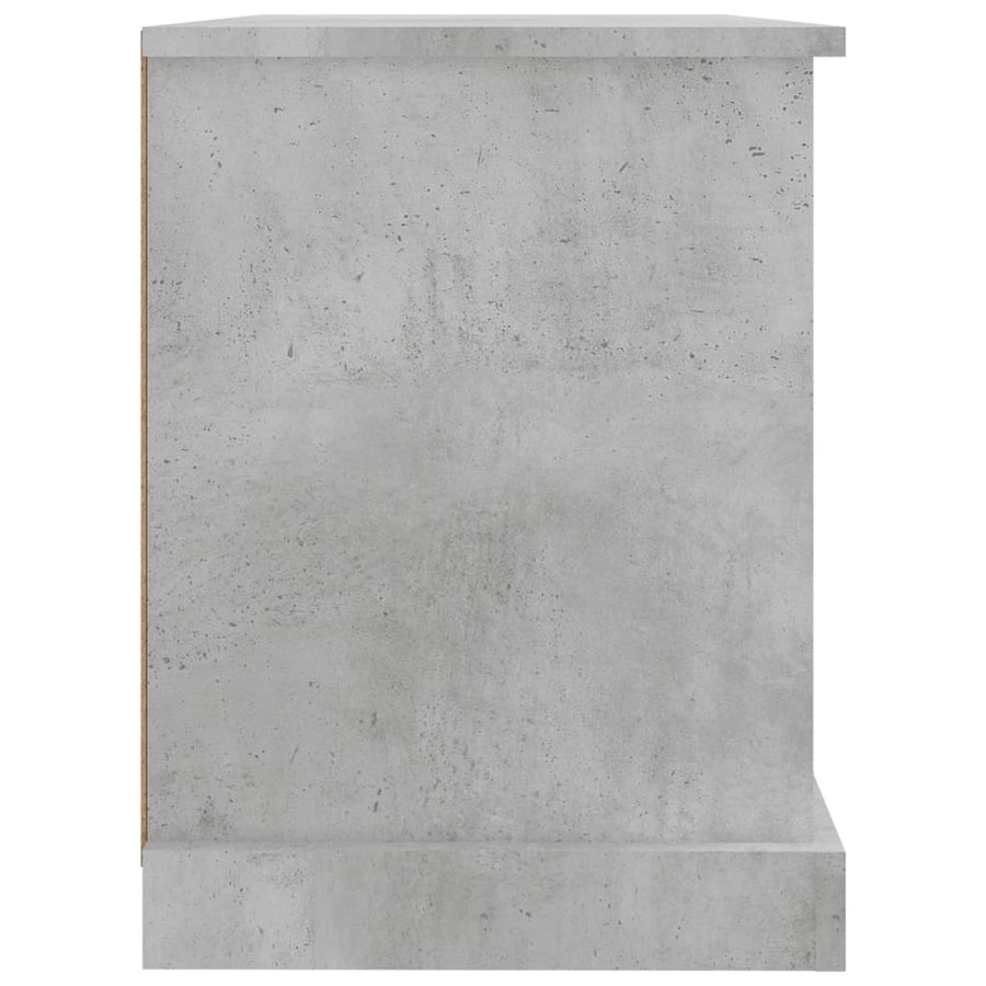 Tv-Meubel 73X35,5X47,5 Cm Bewerkt Hout 73 x 35.5 x 47.5 cm Betongrijs