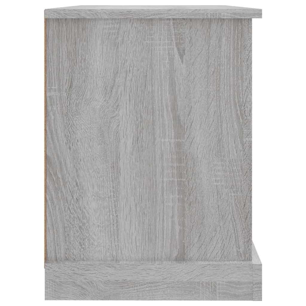 Tv-Meubel 73X35,5X47,5 Cm Bewerkt Hout Eikenkleur 73 x 35.5 x 47.5 cm Grijs sonoma